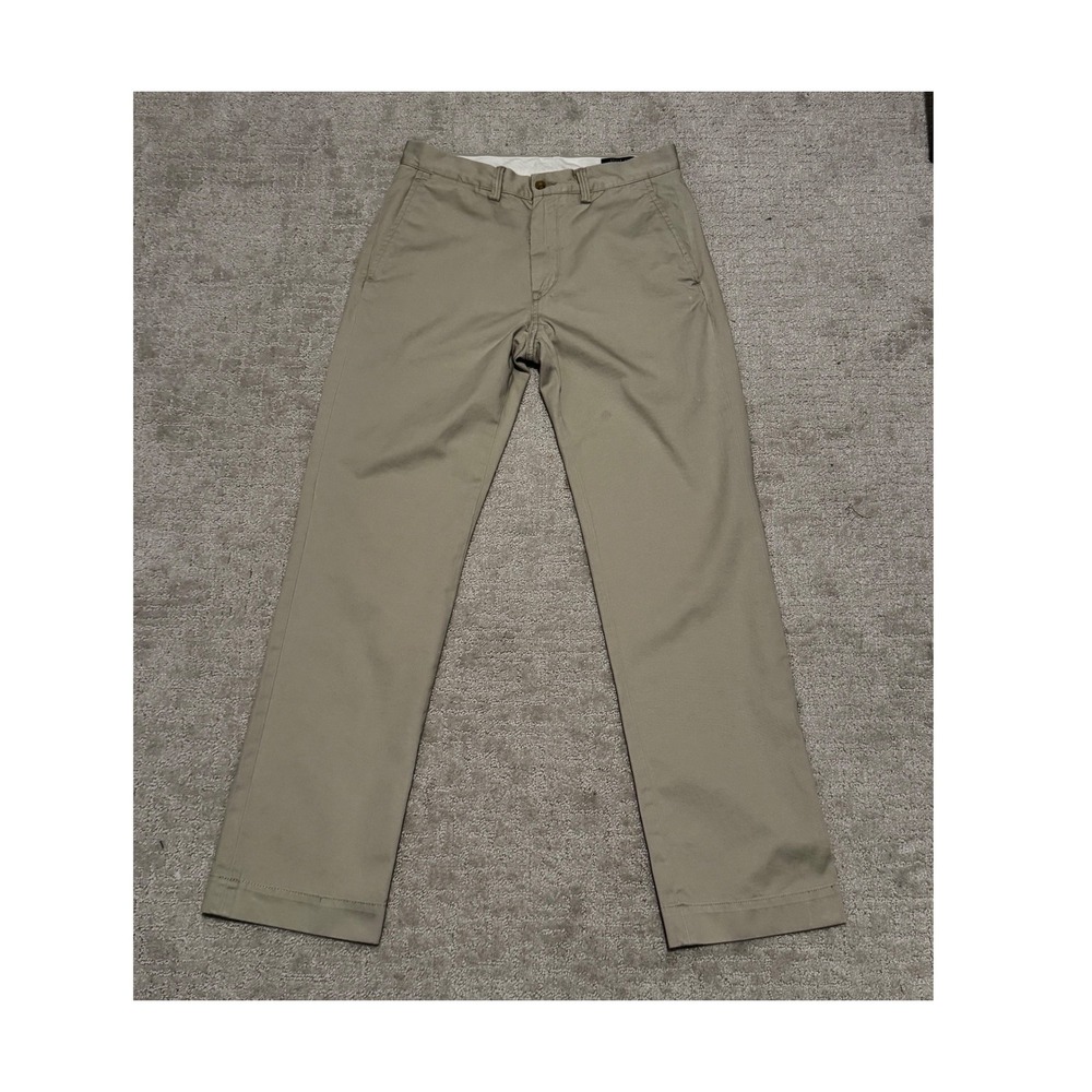 Polo Ralph Lauren Classic Fit Chino Pants Mens 30/32 Khaki Tan Cotton Twill